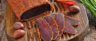 бастурма из говядины в домашних условиях