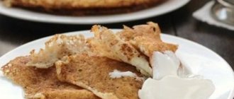 Блинчики из овсяных хлопьев