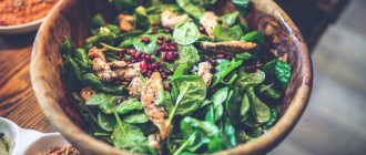 Блюда из шпината