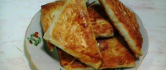 Быстрые пирожки из лаваша с сыром и творогом