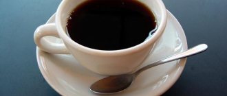 черный кофе