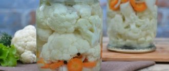 Цветная капуста на зиму