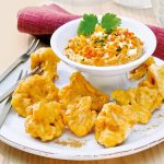 Цветная капуста в кляре с гарниром