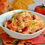 Цветной салат с капустой - Вкусные и дешевые рецепты блюд