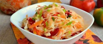 Цветной салат с капустой - Вкусные и дешевые рецепты блюд