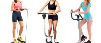 Девушки на степперах