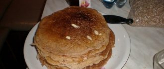Диетические блины из гречневой муки