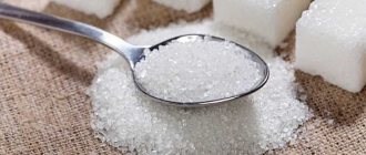 Дневная норма сахара