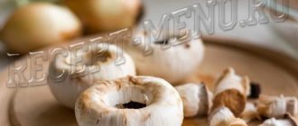 Фаршированные грибы шампиньоны в духовке с сыром. Ингредиенты