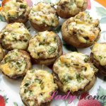 Фаршированные шампиньоны фото-рецепт