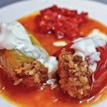 Фаршированный перец с фаршем и рисом - пошаговые рецепты с фото