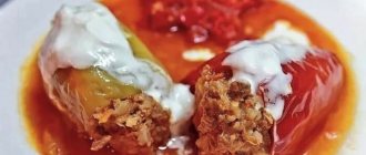 Фаршированный перец с фаршем и рисом - пошаговые рецепты с фото