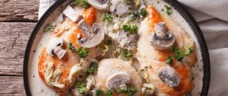 Филе индейки в сливочном соусе