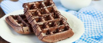 Фото Шоколадные вафли.