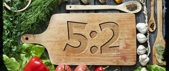 голодание по схеме 5 2