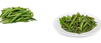 Какая калорийность стручковой фасоли?