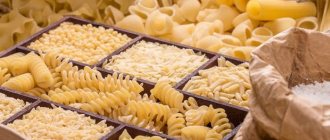 Калорийность макарон из твердых сортов пшеницы