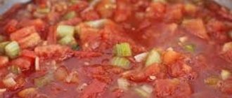 калорийность томатного сока домашнего