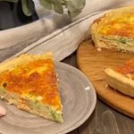 Киш с лососем и брокколи рецепт