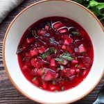 Классический холодный свекольник