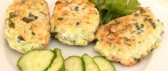 Котлеты из курицы и кабачков