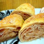 Лаваш с яблоками