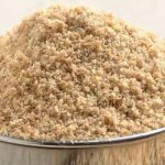 Мука из семян льна в миске