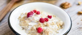 на геркулесовой диете