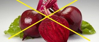 Ограничения к употреблению свеклы