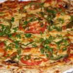 Пицца без теста на корже из куриного фарша