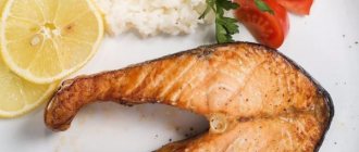 Показатели БЖУ в форели