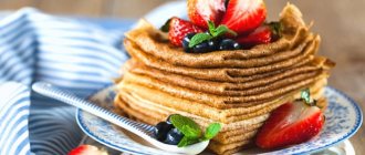 Пошаговый рецепт блинов из ржаной муки