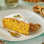 Постный тыквенный кекс