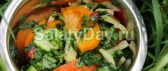 Простой салат для похудения