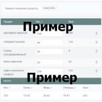 Расчет калорий продуктов