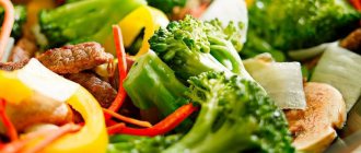 Салаты и овощные смеси