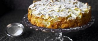 Шарлотка без сахара