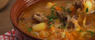 Щи из квашеной капусты – классический рецепт