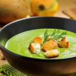 Суп-пюре с гренками