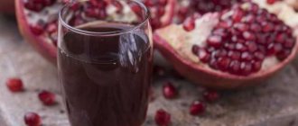Свежевыжатый гранатовый сок калорийность