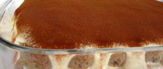 Тирамису с сыром маскарпоне