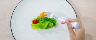 Уменьшение порций приводит к снижению веса.