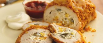 в панировочных сухарях