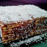 Вафельный торт из хлебцев