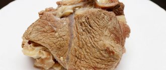 вареное мясо