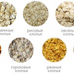 Виды хлопьев для мюсли
