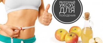 Яблочный уксус для похудения