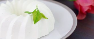 Желе из творога с желатином и фруктами. Рецепт с фото