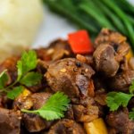 Желудки куриные на сковороде